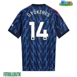 Arsenal Viktor Gyokeres #14 Bortatröja 2025-26 Kortärmad